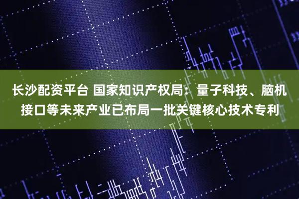 长沙配资平台 国家知识产权局：量子科技、脑机接口等未来产业已布局一批关键核心技术专利
